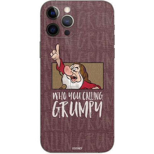 Disney Snow White Grumpy iPhone 12 Pro Skin