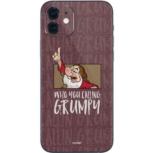 Disney Snow White Grumpy iPhone 12 Skin