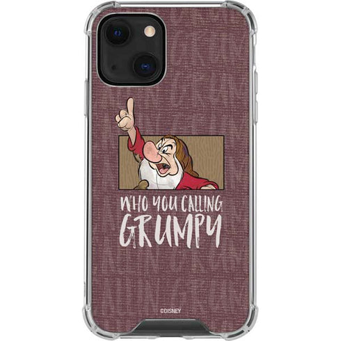 Disney Snow White Grumpy iPhone 14 Clear Case