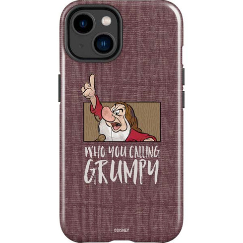 Disney Snow White Grumpy iPhone 15 Plus Impact Case