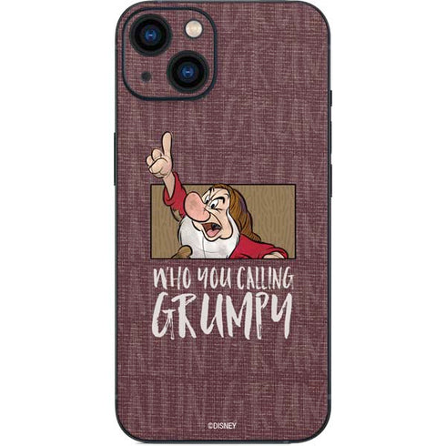 Disney Snow White Grumpy iPhone 15 Plus Skin