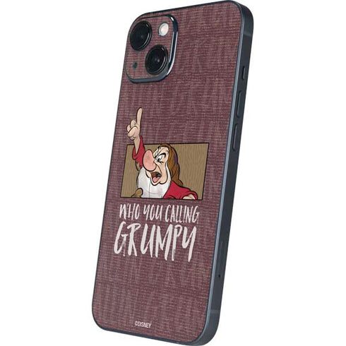 Disney Snow White Grumpy iPhone 15 Plus Skin