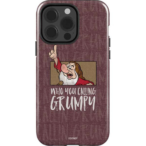Disney Snow White Grumpy iPhone 15 Pro Impact Case