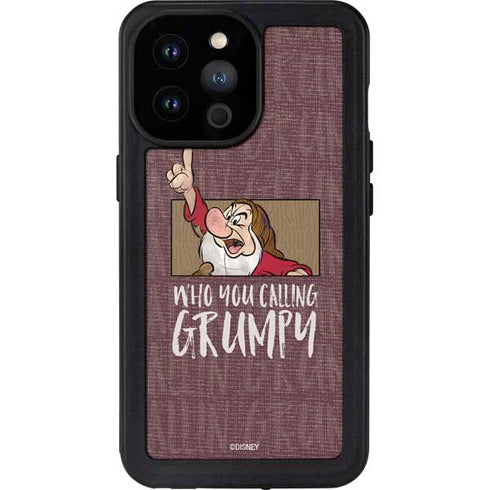 Disney Snow White Grumpy iPhone 14 Pro Max Waterproof Case
