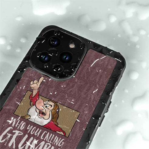Disney Snow White Grumpy iPhone 14 Pro Max Waterproof Case