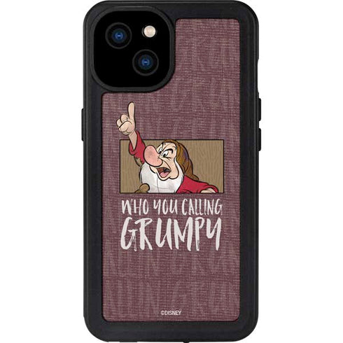 Disney Snow White Grumpy iPhone 15 Plus Waterproof Case