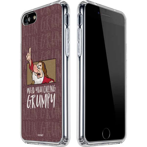 Disney Snow White Grumpy iPhone SE (2nd & 3rd Gen) Clear Case