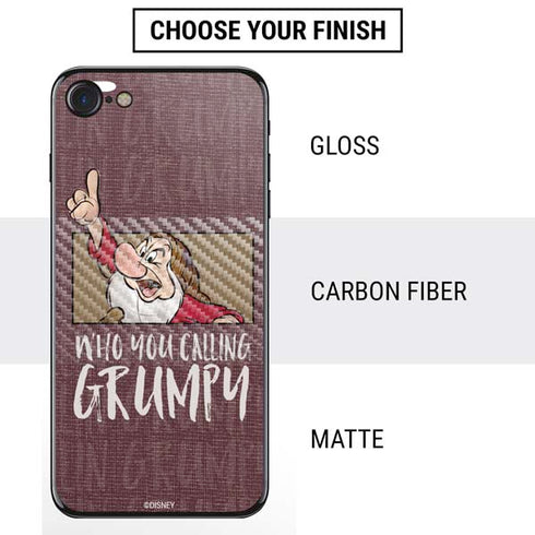 Disney Snow White Grumpy iPhone SE (2nd & 3rd Gen) Skin