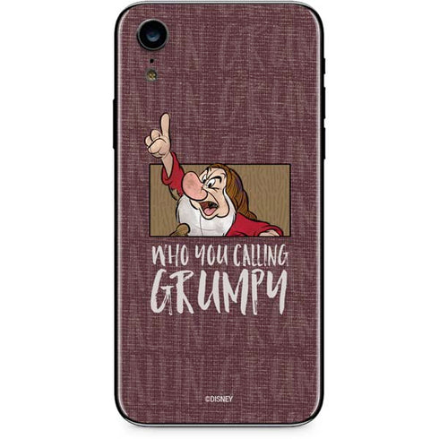 Disney Snow White Grumpy iPhone XR Skin