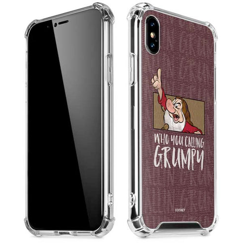 Disney Snow White Grumpy iPhone XS Max Clear Case