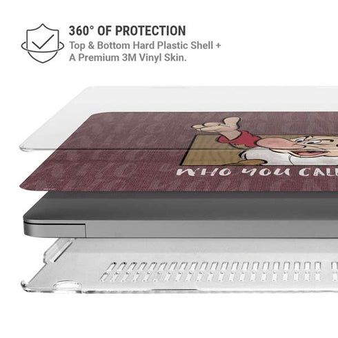 Disney Snow White Grumpy MacBook Pro 16in (2021-25) Case plus Skin