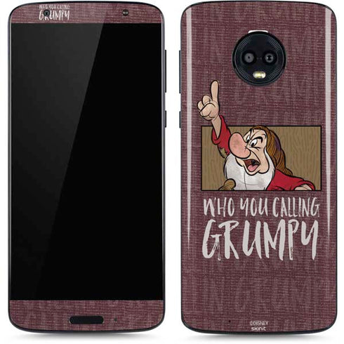 Disney Snow White Grumpy Moto G6 Skin