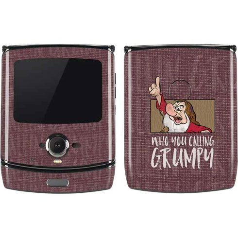 Disney Snow White Grumpy Motorola RAZR Skin