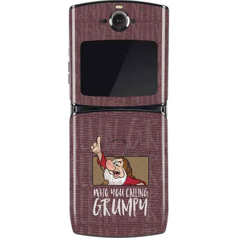 Disney Snow White Grumpy Motorola RAZR Skin