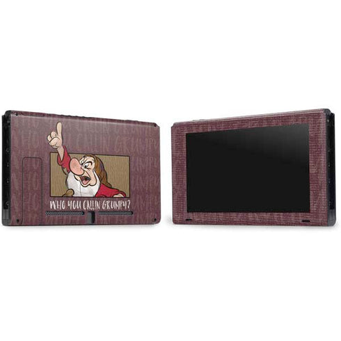 Disney Snow White Grumpy Nintendo Switch Bundle Skin