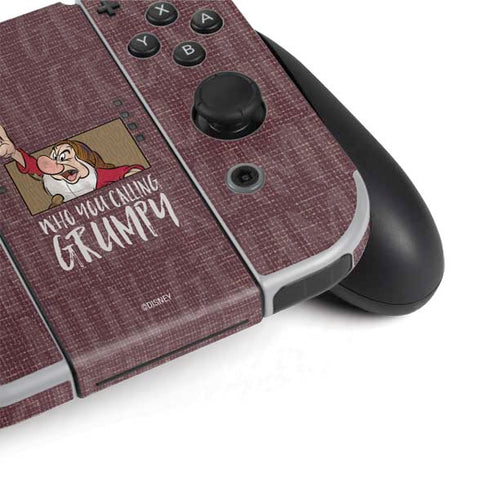 Disney Snow White Grumpy Nintendo Switch OLED (2021) Skin