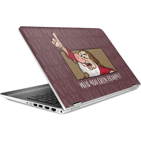 Disney Snow White Grumpy HP Pavilion Skin