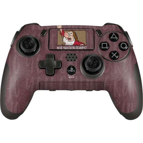 Disney Snow White Grumpy PlayStation Scuf Vantage 2 Controller Skin