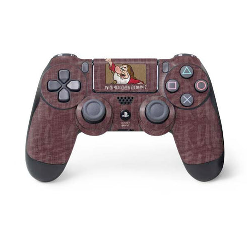 Disney Snow White Grumpy PS4 Controller Skin