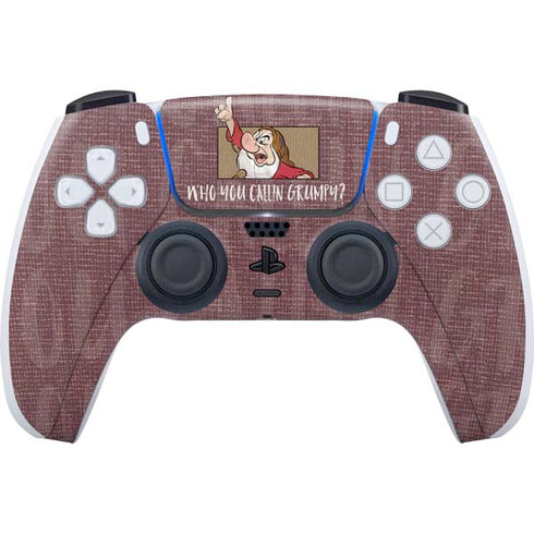 Disney Snow White Grumpy PS5 Controller Skin