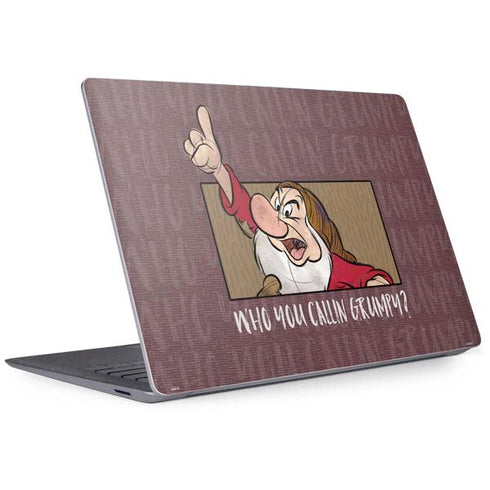 Disney Snow White Grumpy Surface Laptop 3 13.5in Skin