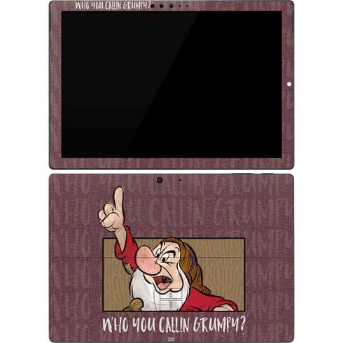 Disney Snow White Grumpy Surface Pro 7 Skin