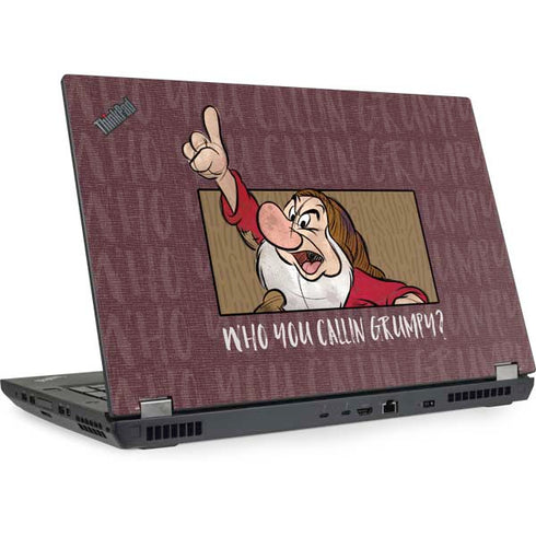 Disney Snow White Grumpy Lenovo ThinkPad Skin