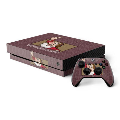 Disney Snow White Grumpy Xbox One X Bundle Skin