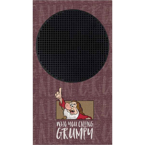 Disney Snow White Grumpy Xbox Series S Bundle Skin