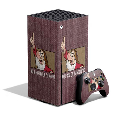 Disney Snow White Grumpy Xbox Series X Bundle Skin
