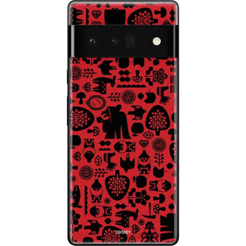 Disney Snow White Icon Pattern Google Pixel 6 Pro Skin