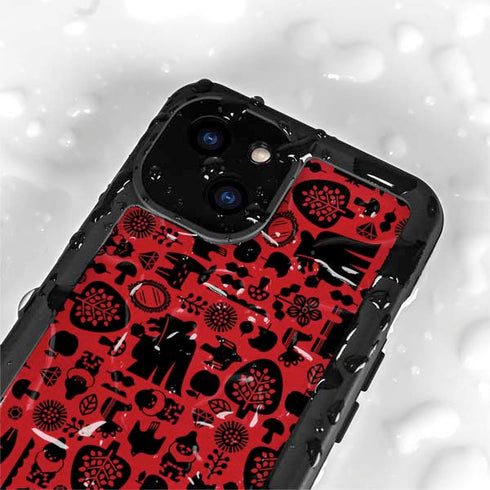 Disney Snow White Icon Pattern iPhone 15 Waterproof Case