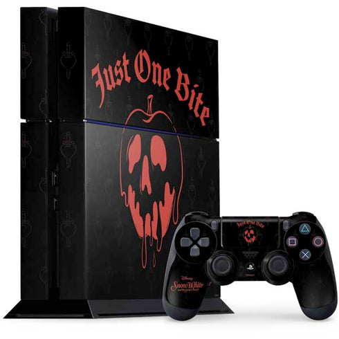 Disney Snow White Just One Bite PS4 Console and Controller Bundle Skin