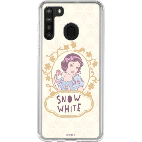 Disney Snow White Classic Art Galaxy A21 Clear Case