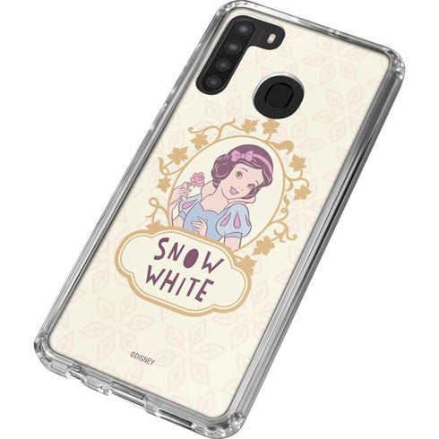 Disney Snow White Classic Art Galaxy A21 Clear Case