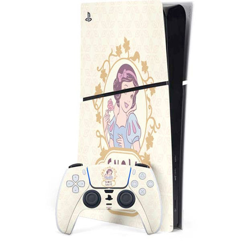 Disney Snow White Classic Art PS5 Slim Digital Edition Console Skin