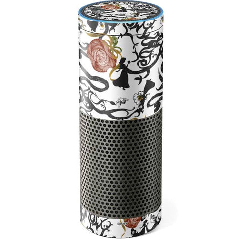 Disney Snow White Roses and Character Silhouette Amazon Echo Skin