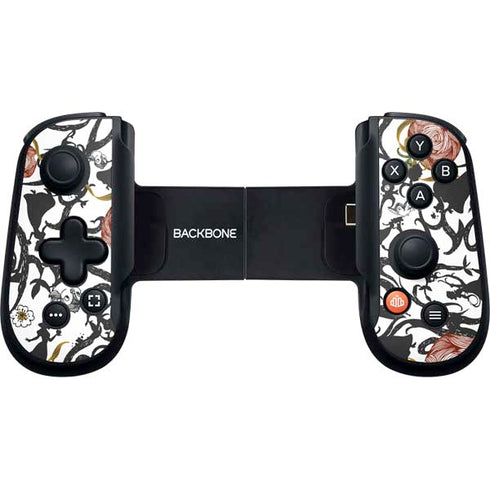 Disney Snow White Roses and Character Silhouette Backbone One for iPhone Game Controller Skin