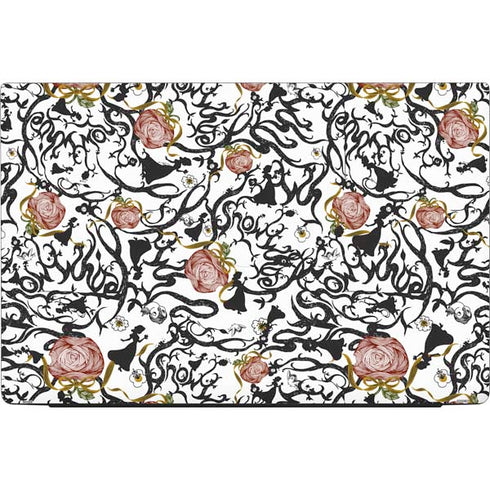 Disney Snow White Roses and Character Silhouette Dell Vostro Skin