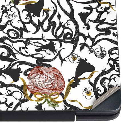 Disney Snow White Roses and Character Silhouette Dell Vostro Skin