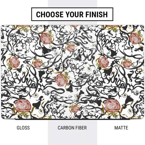 Disney Snow White Roses and Character Silhouette Dell Vostro Skin