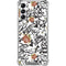 Disney Snow White Roses and Character Silhouette Galaxy A14 5G Clear Case