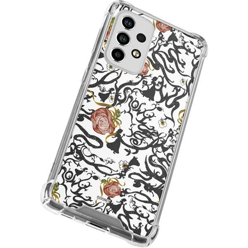 Disney Snow White Roses and Character Silhouette Galaxy A53 5G Clear Case