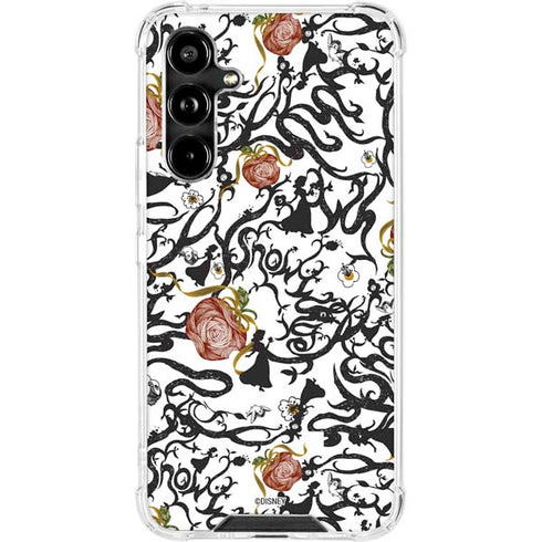 Disney Snow White Roses and Character Silhouette Galaxy A54 5G Clear Case