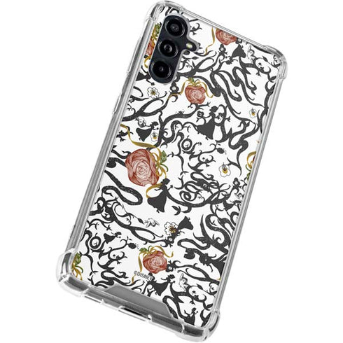 Disney Snow White Roses and Character Silhouette Galaxy A54 5G Clear Case