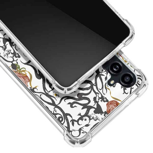 Disney Snow White Roses and Character Silhouette Galaxy A54 5G Clear Case