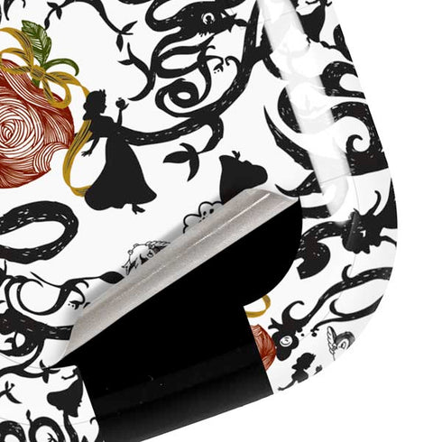 Disney Snow White Roses and Character Silhouette Galaxy Buds Pro Skin