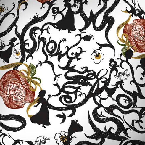 Disney Snow White Roses and Character Silhouette Galaxy Note 8 Skin