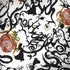Disney Snow White Roses and Character Silhouette Galaxy Note 8 Skin