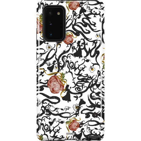 Disney Snow White Roses and Character Silhouette Galaxy Note20 5G Pro Case